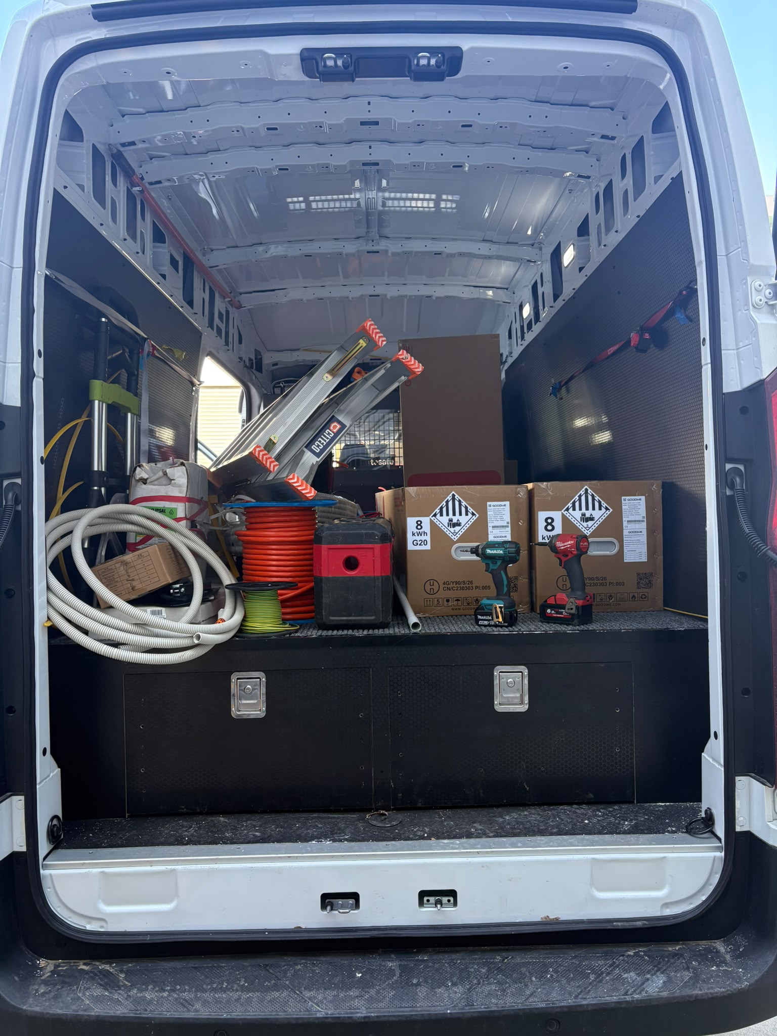 Van fitted out at the Elite Melbourne workshop